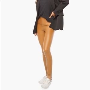 JustFab Faux Leather Ankle Leggings